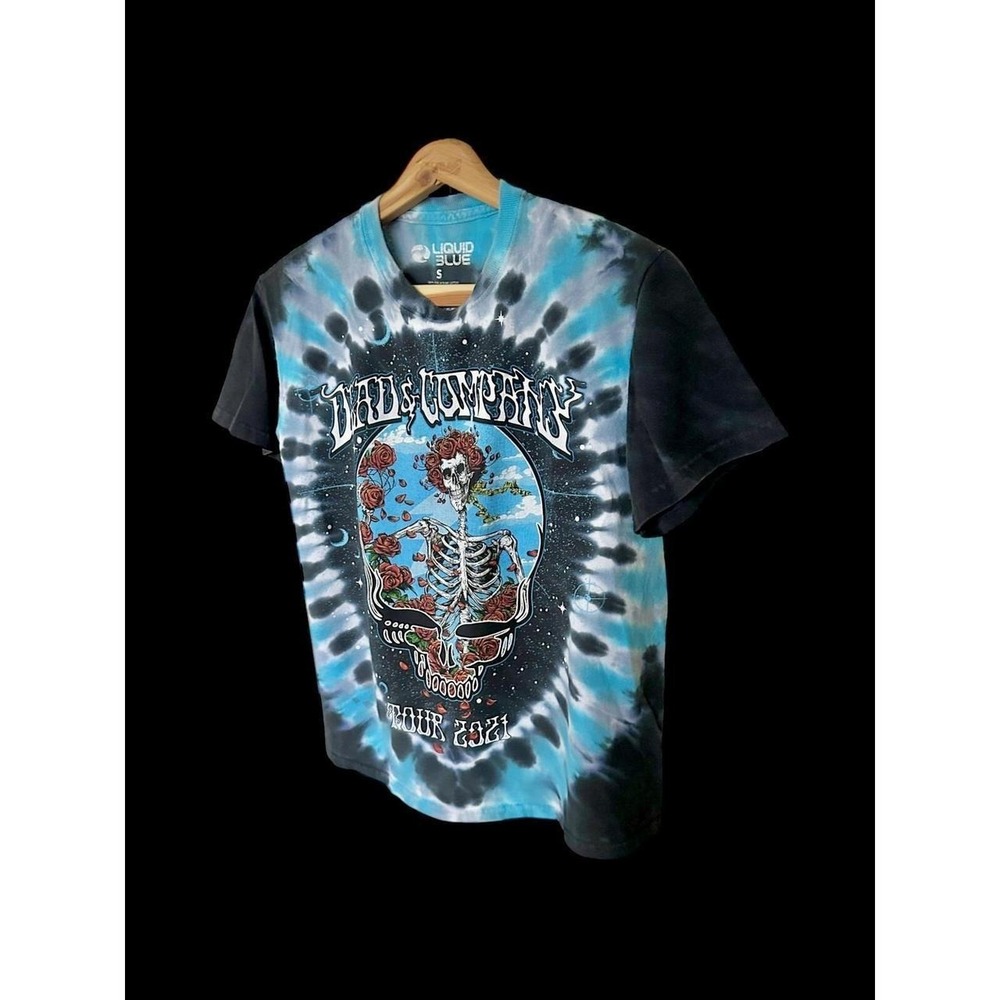DEAD & CO 2021 Tour Tie Dye Shirt- Liquid Blue Grateful Dead Steal Bertha Small